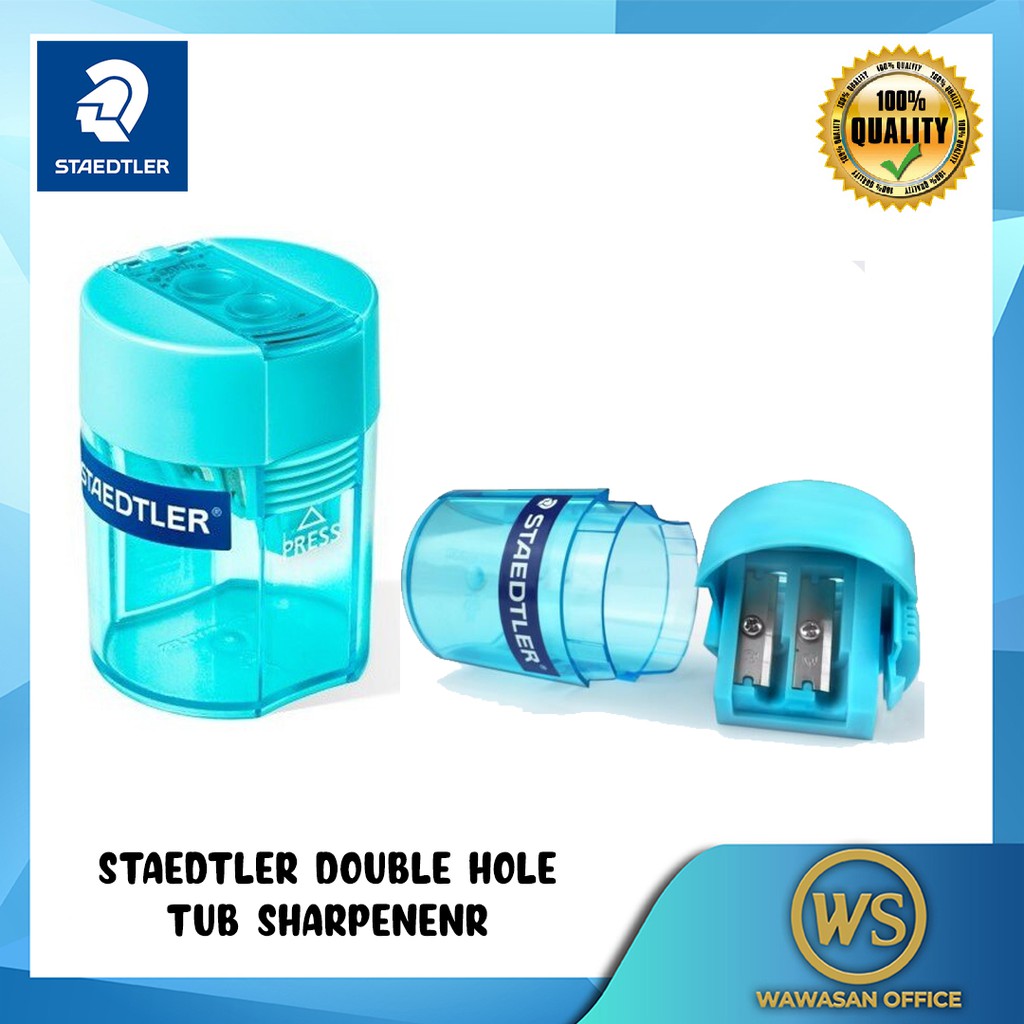 Staedtler Double Tub Sharpener Standard Jumbo Pencil Sharpener (2 Holes ...