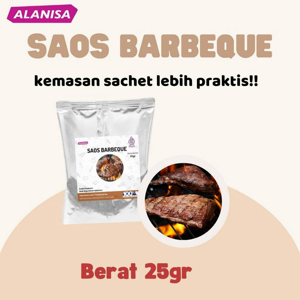 Barbeque Sauce (25GR) MUI HALAL Saving SACHET Packaging!! Shopee
