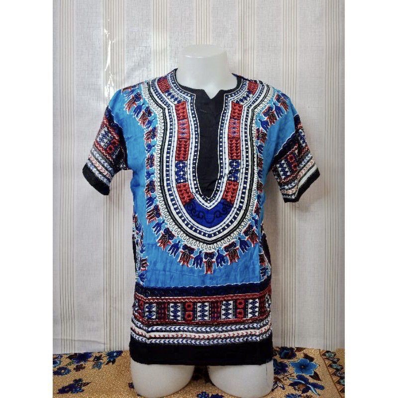 Halumna Black/Halumna White/Indian White/Indian Colored Dashiki Shirt ...