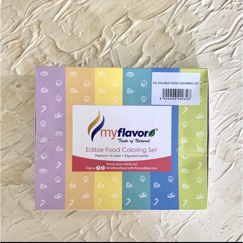 My flavor food coloring set halal/ halal food coloring Shopee Philippines