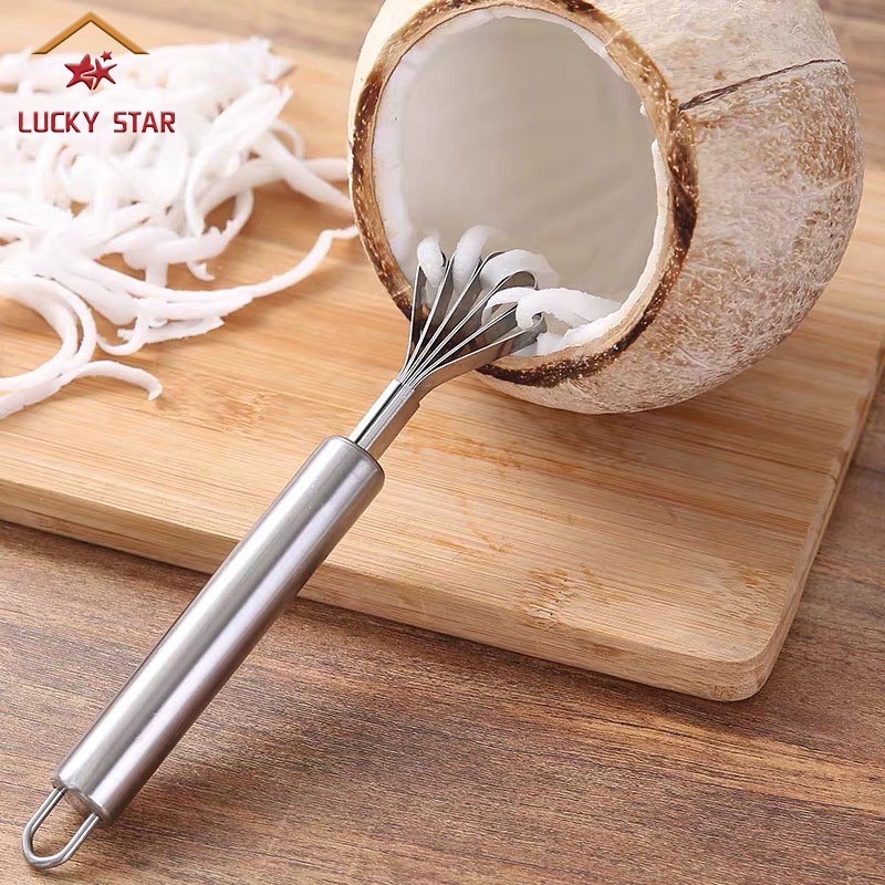 ORD Buko Slicer Coconut Shaved Stainless Steel Pangkayod Buko Spoon ...