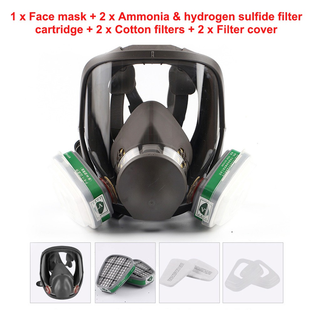 Full Face Chemical Spray Painting Respirator Vapour Gas Mask 950X ...