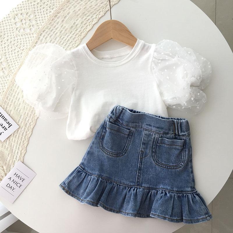 Baby girl hot sale denim skirt