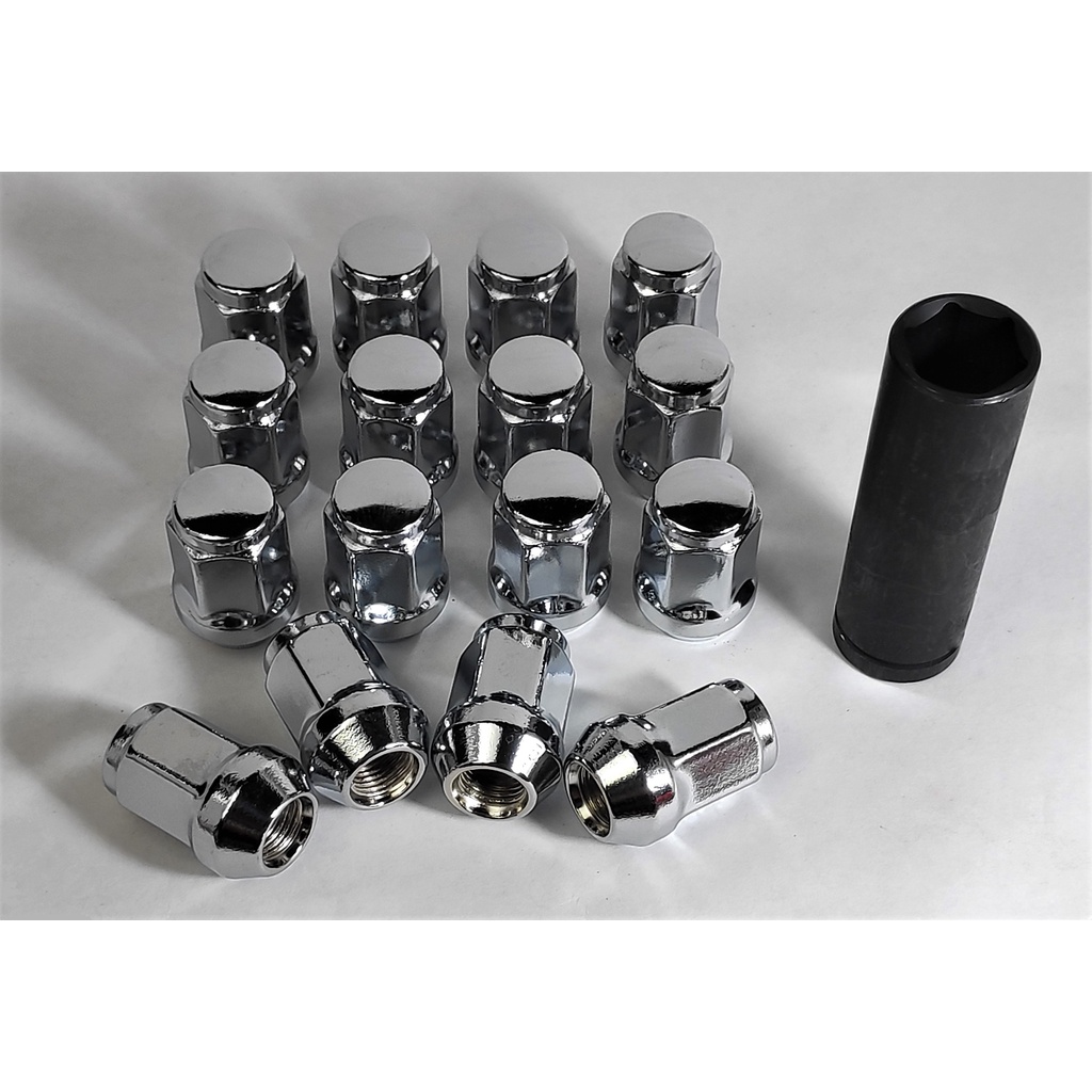 Fuji H/T Conical Hex 19MM Lugnuts/ Wheel nuts 12x1.25 Set of 16PCS ...