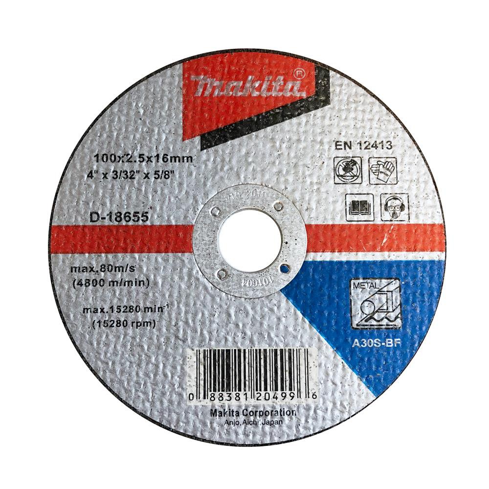 Makita Cutting Disc 4" for Metal D18655 Shopee Philippines