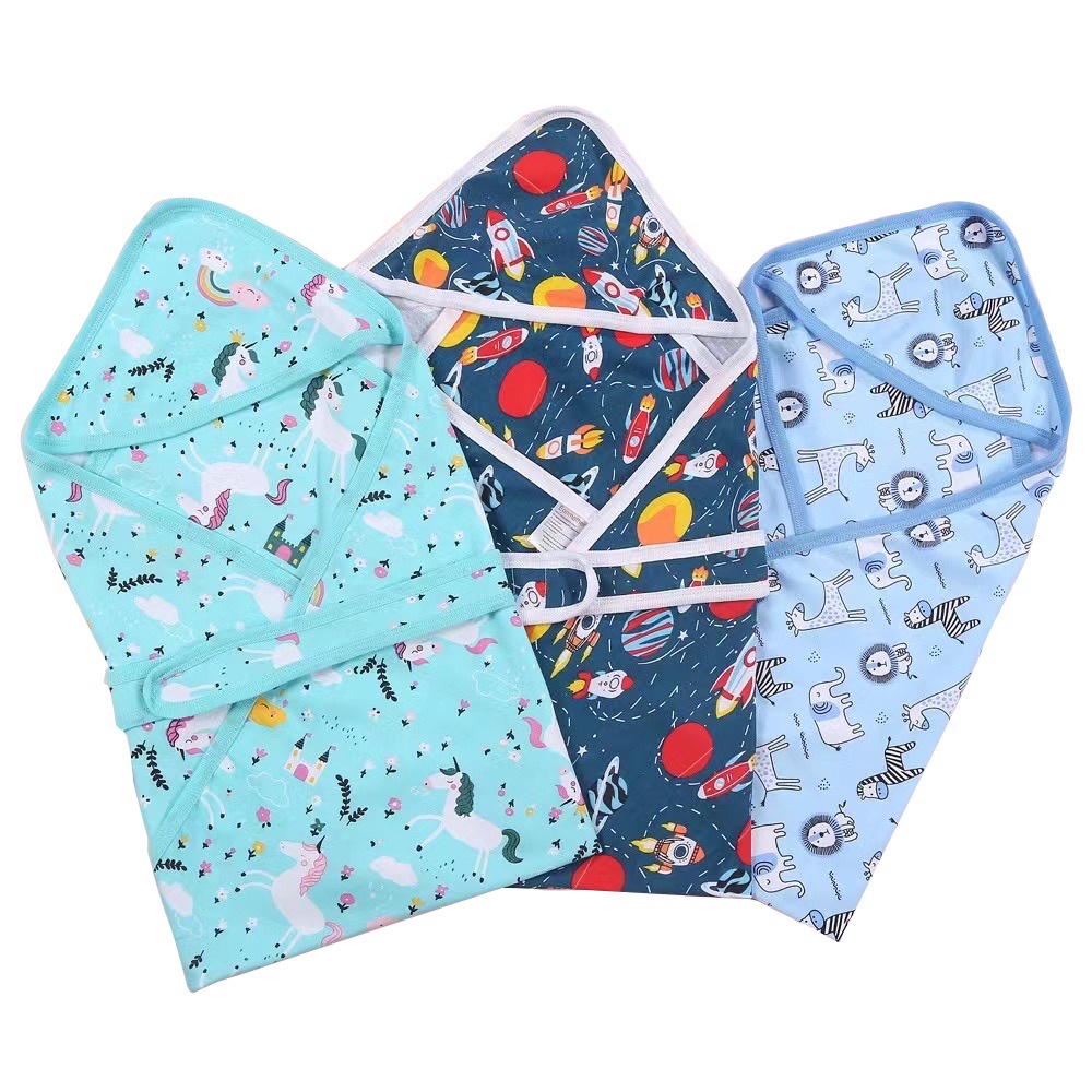 Baby Swaddle Newborn Receiving Blanket with Hooded Towel Baby Corp Pranela Shopee Philippines