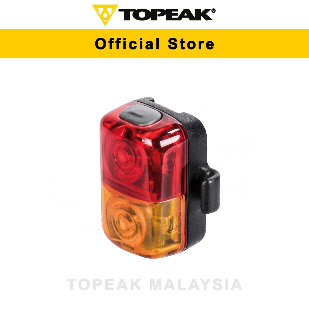 TOPEAK TAILLUX 30 USB TAIL REAR LIGHT ( RED / YELLOW ) | Shopee Philippines