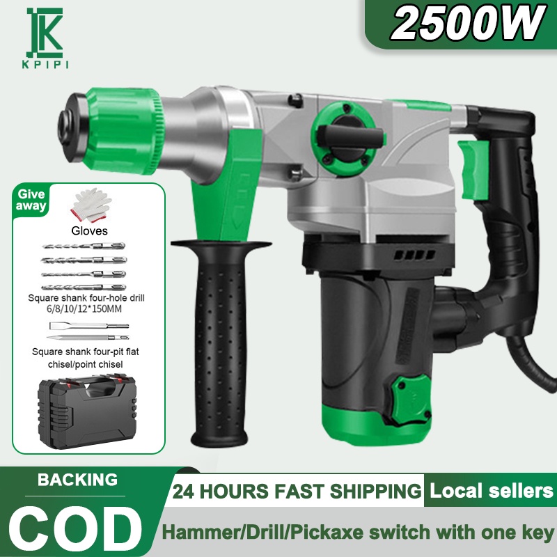 Blasting demolition electric hammer rock hammer electric drill highpower concrete crusher