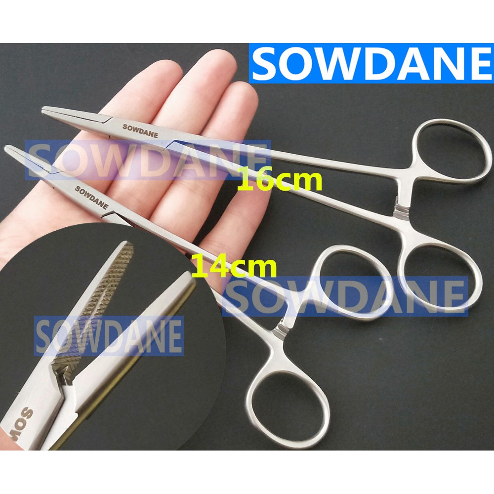 Dental Orthodontic Needle Holder forcep Mosquito Tweezer 14cm/16cm ...