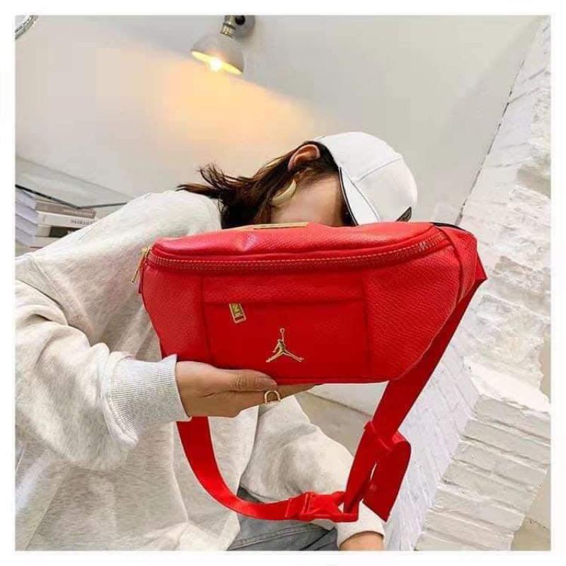 Jordan Belt Bag Cross Body Bag High Quality OEM Leather Shopee