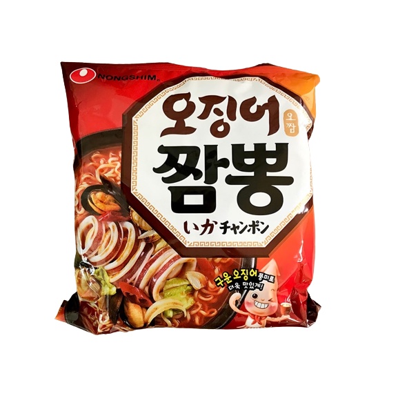 Nongshim Squid Jjampong Instant Ramen Noodles Ojingeo 124g | Shopee ...