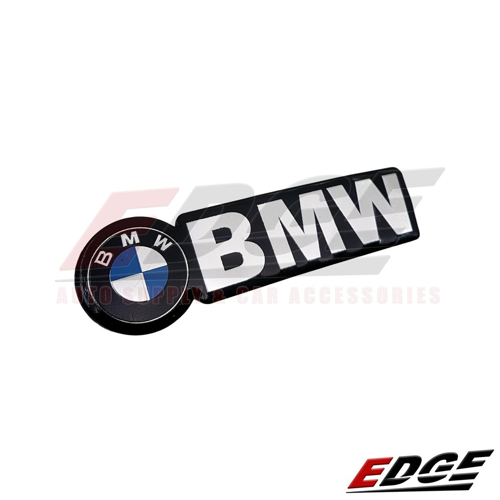 Emblem - BMW w/ logo - 3x12.5cm // bmw m performance adhesive ready ...