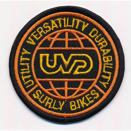 Surly Bikes UVD sew-on decorative embroidered fabric patch: for sewing ...