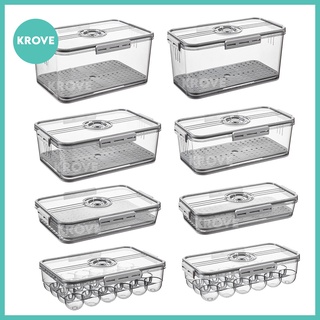 900ml/2.4L/3.4L Clear Food Storage Containers Large Capacity