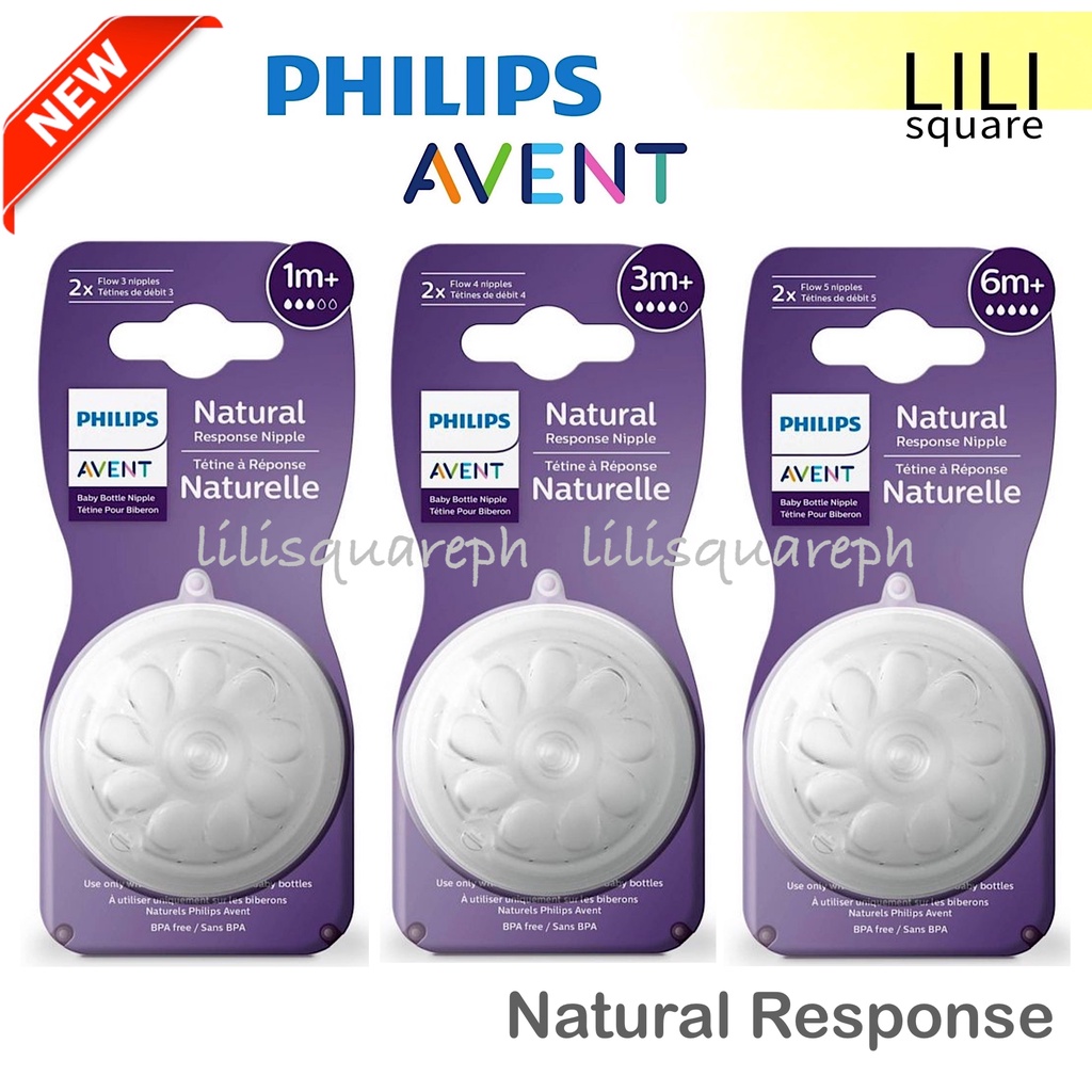 PHILIPS AVENT New Version Natural Response Nipples Anti colic No