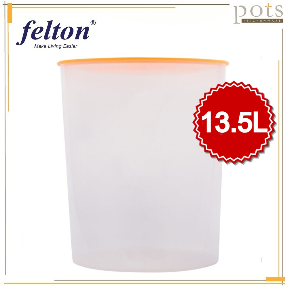 13.5L Felton BPA Free Large Sealer Airtight Topper Snack Round Food
