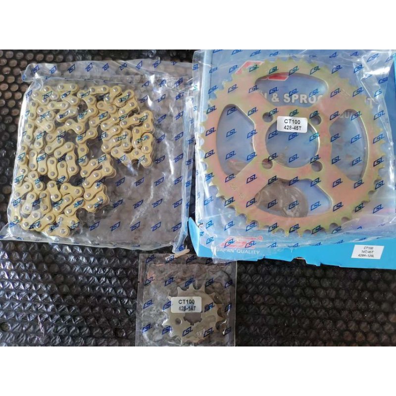 Bajaj ct 100 discount chain set price