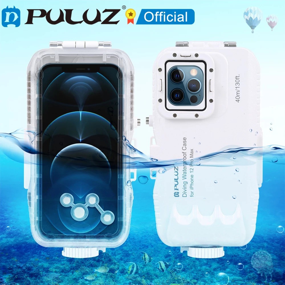 PULUZ 40m/130ft Waterproof Diving Housing Photo Video Taking Underwater ...