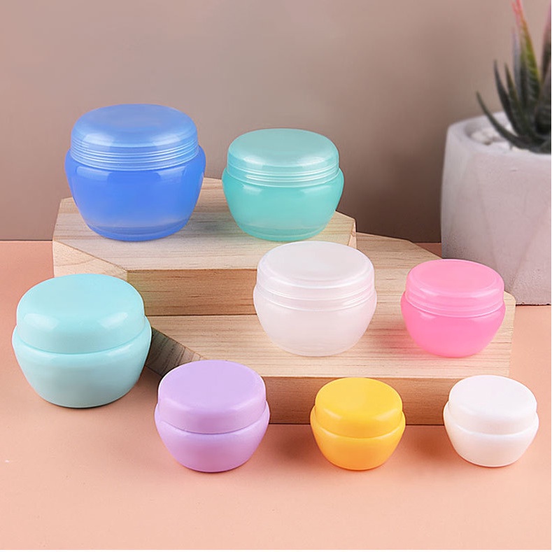 5/10/20g Mini Empty Jar Pots Cosmetic Makeup Inner Lid Face Cream Lip
