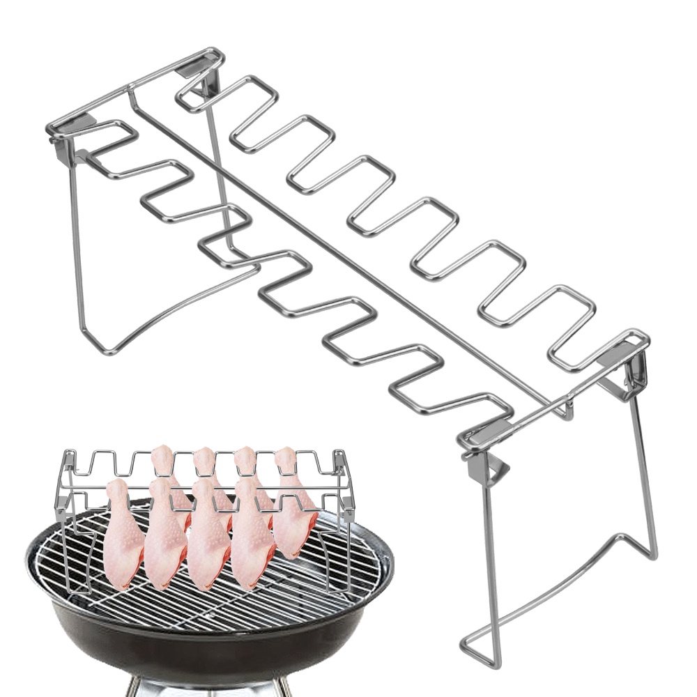 Grilling BBQ Roast Rack Roast Chicken Leg Rack Non-Stick | Shopee ...