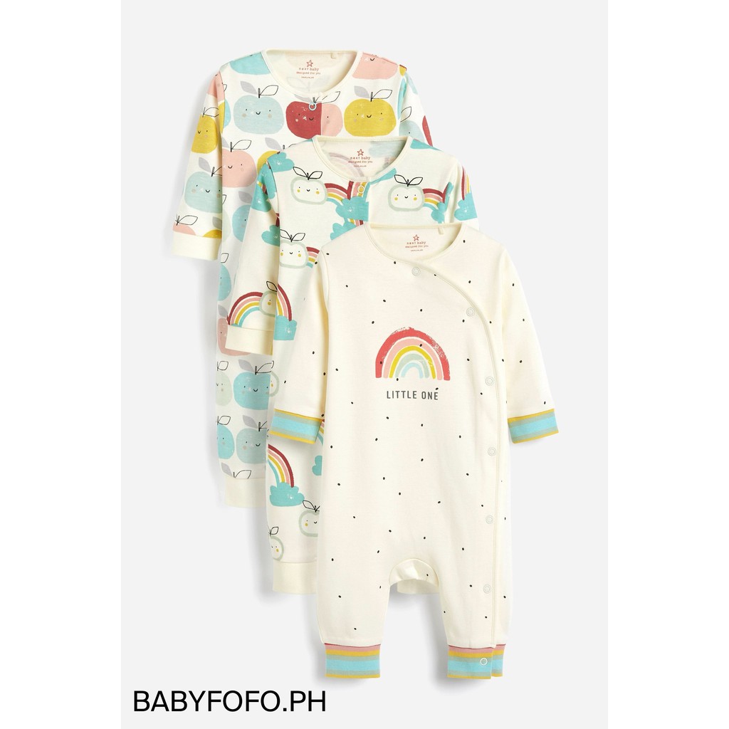 Next clearance rainbow sleepsuit