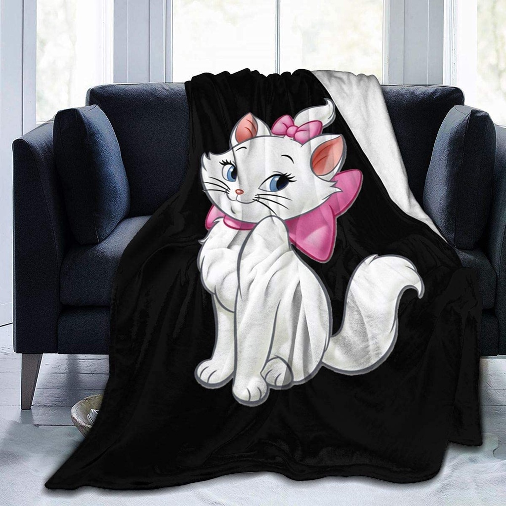 Flannel Fleece Blanket Aristocats Couch Bed For Four Seasons 50x40 IN ...