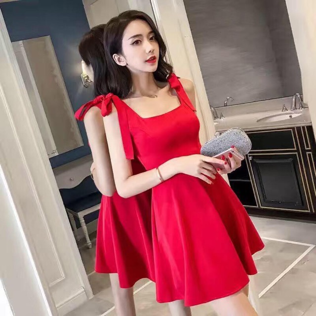 Red best sale ribbon outfit