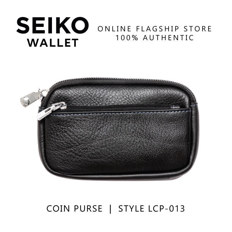 Seiko Wallet Genuine Leather Coin Purse With Belt Loop LCP 013 Shopee Philippines