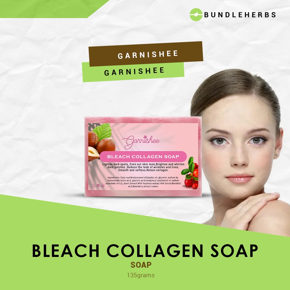 Garnishee Bleach Collagen Soap 135 G 10x Power Whitening Repair