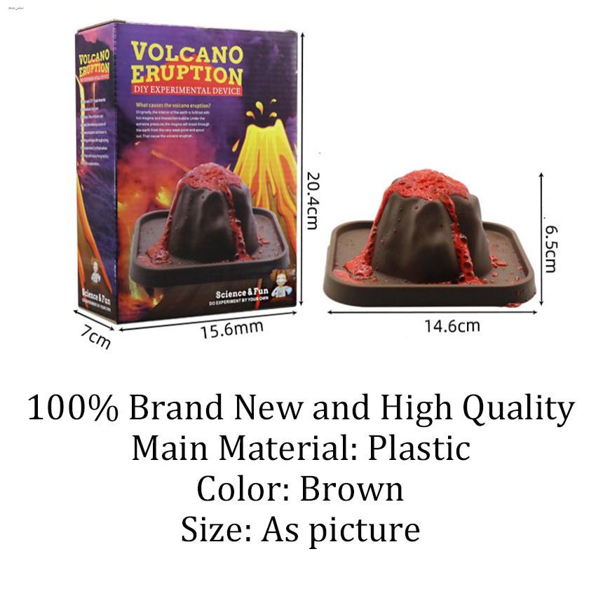 Toy Vehicles 【Fast Delivery】DIY Handmade Volcano Eruption Physical Chemical Experiment Kit