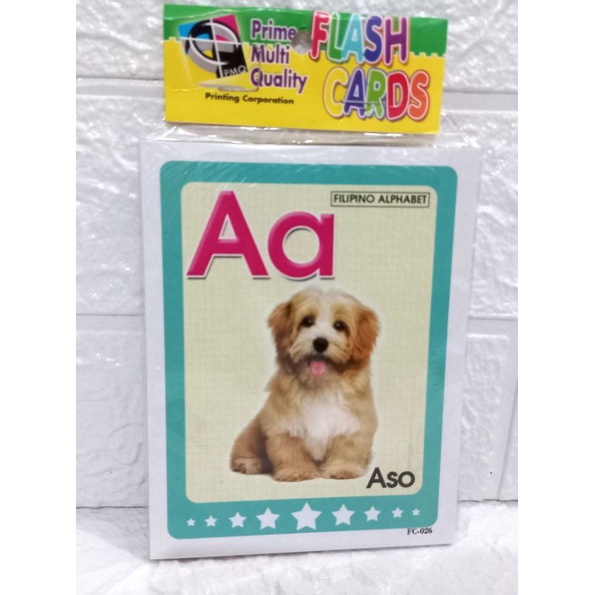 Educational Flashcards Filipino Alphabet 4"x5" Shopee Philippines