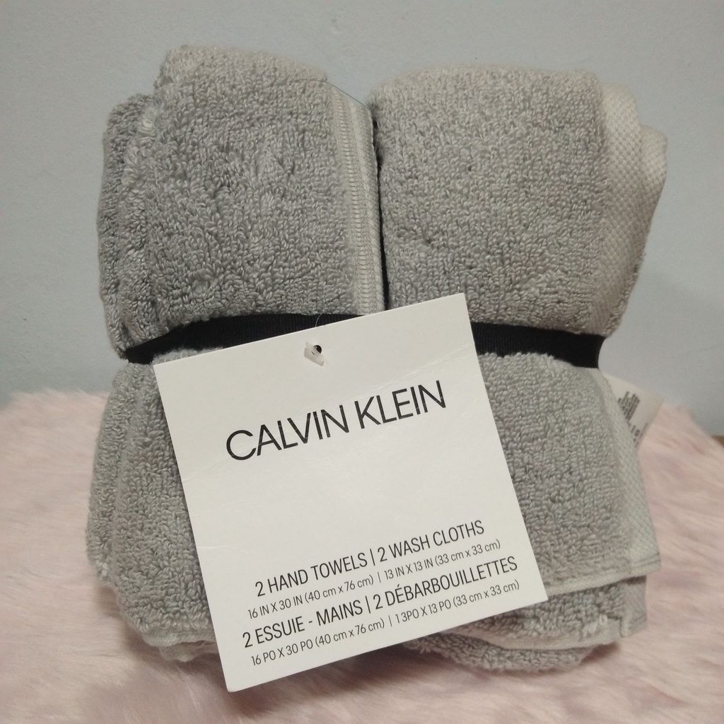 Calvin Klein 4-piece Hand/Washcloth Towel set