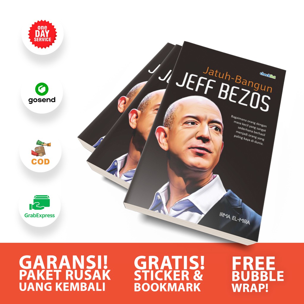 Jeff Bezos' Fall-Down Biography Book (Checklist) | Shopee Philippines