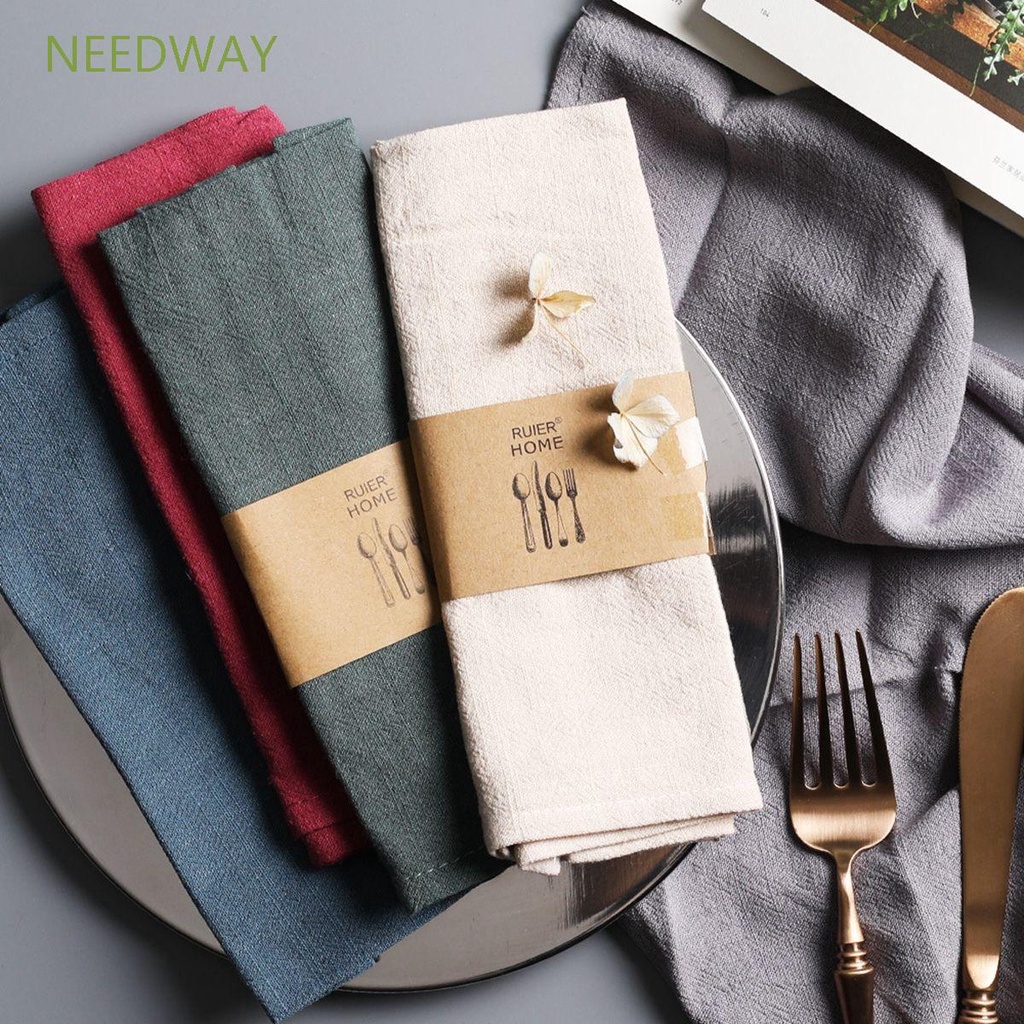 Delicate Dishes Linen Home Textile Placemat Cotton Heat Insulation Mat  Table Mat Table Napkin Napkin Fabric