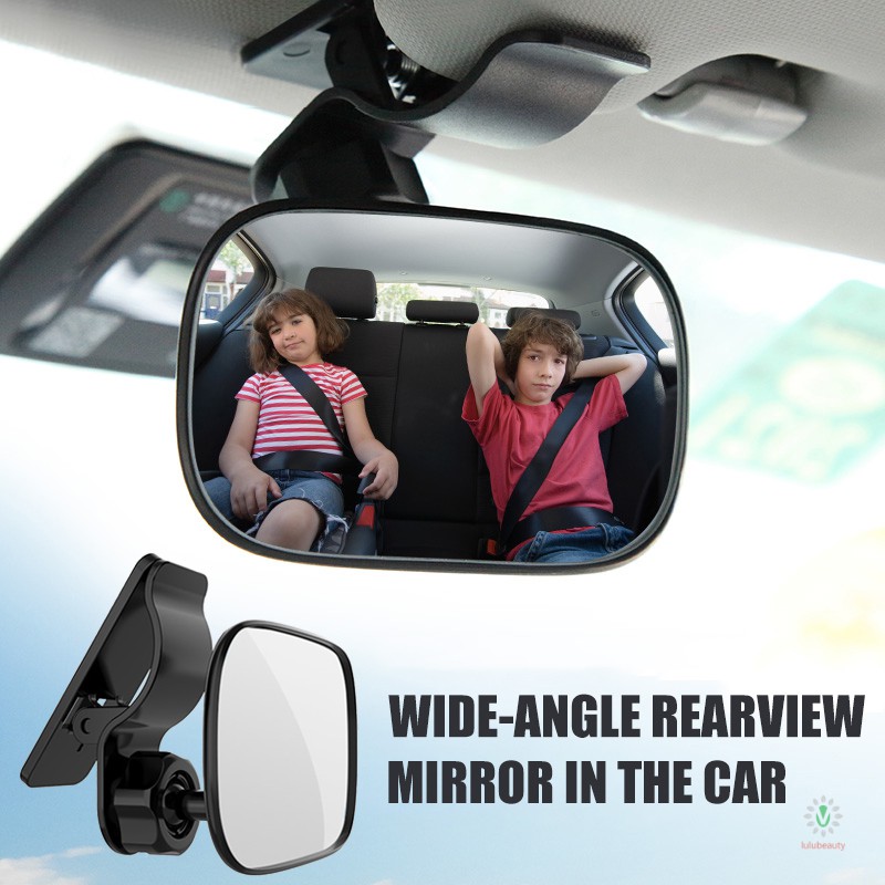 Automotive Interior Rearview Baby Mirror Car Small Clips-On Adjustable ...