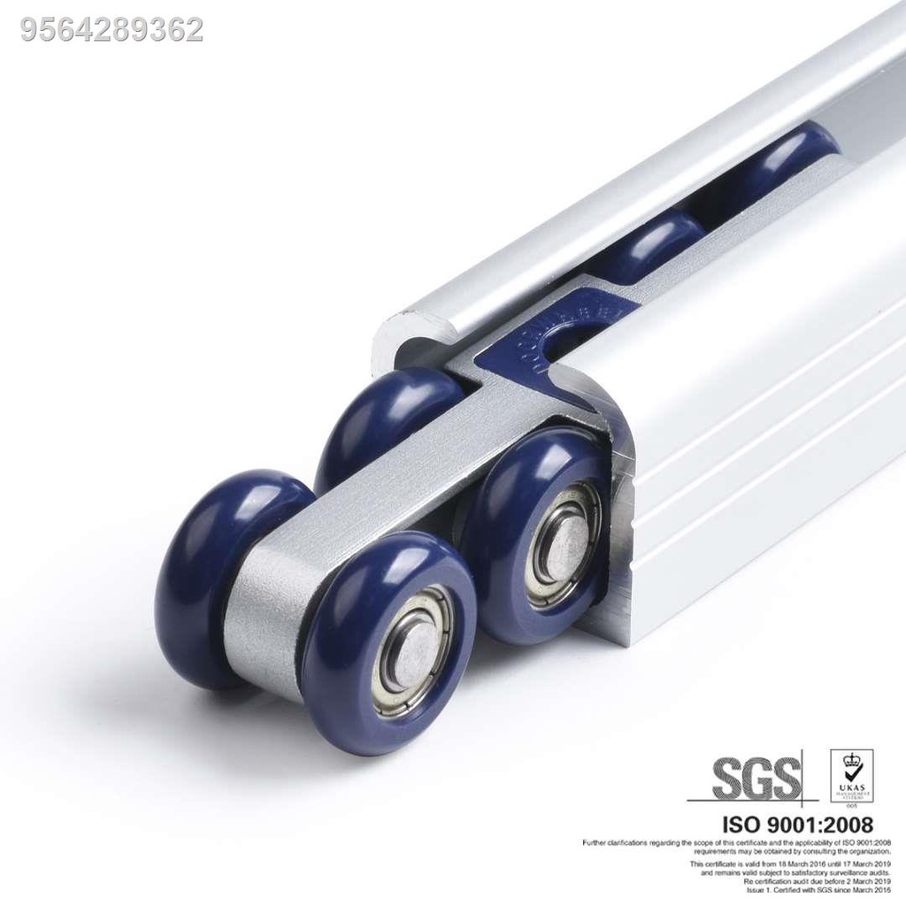 Sliding door slide rail hanging door pulley hanging rail hanging wheel