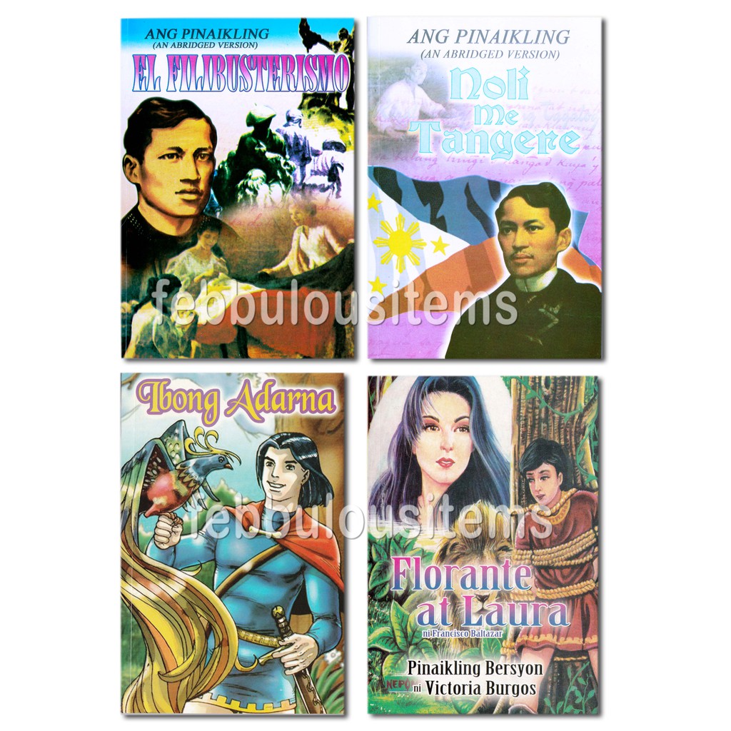 Noli Me Tangere El Fili Adarna Florante Shopee Philippines