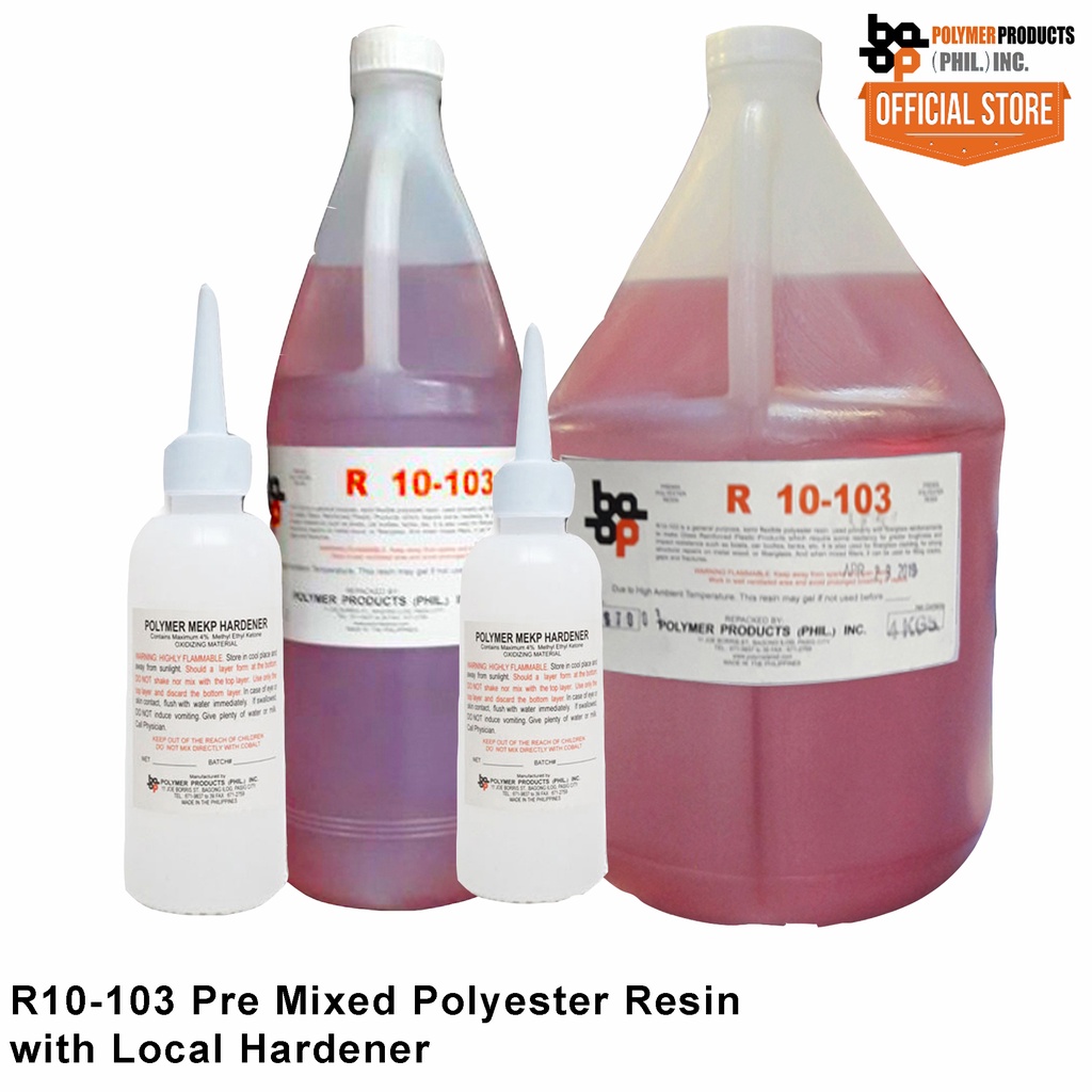 Polymer R10103 Resin with Local Hardener 120cc Shopee Philippines