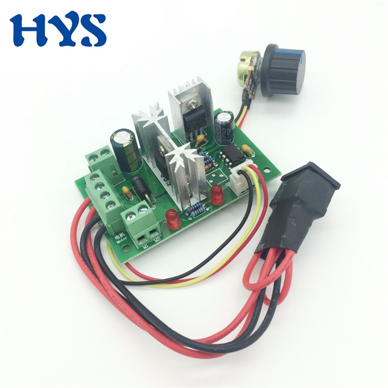 Motor Controller DC 6V-30V 10A 200W PWM Speed Adjust Reversed CW CCW ...