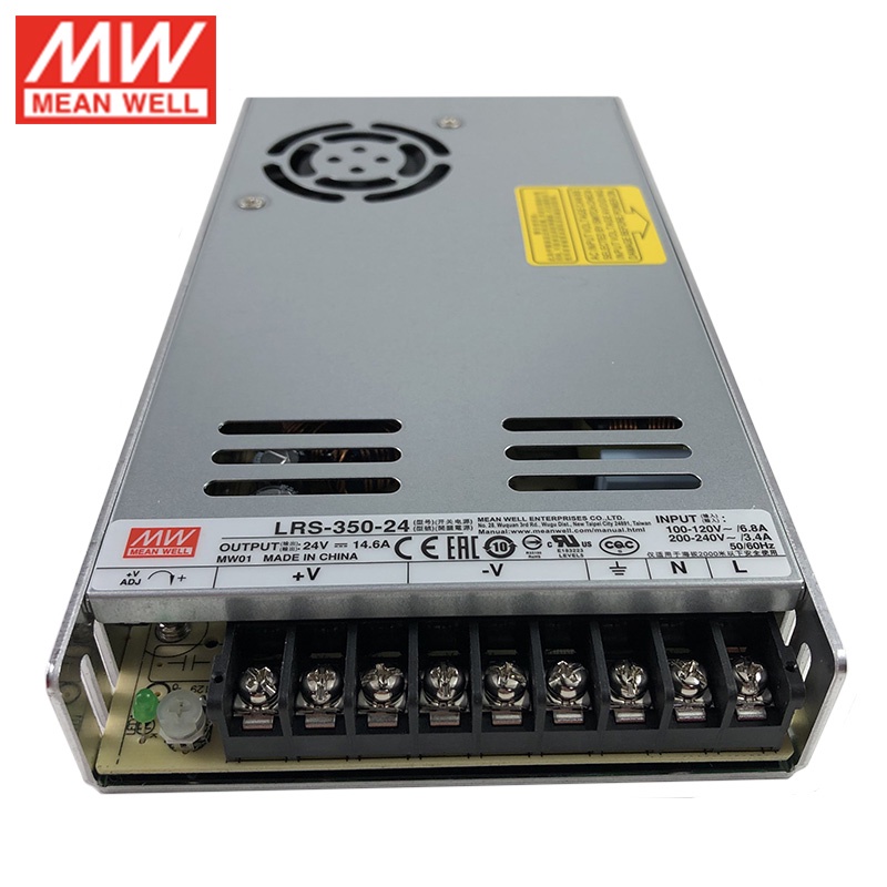 LRS-350-24 MEAN WELL 350W 24V Switching Power Supply 110V/220V AC To ...