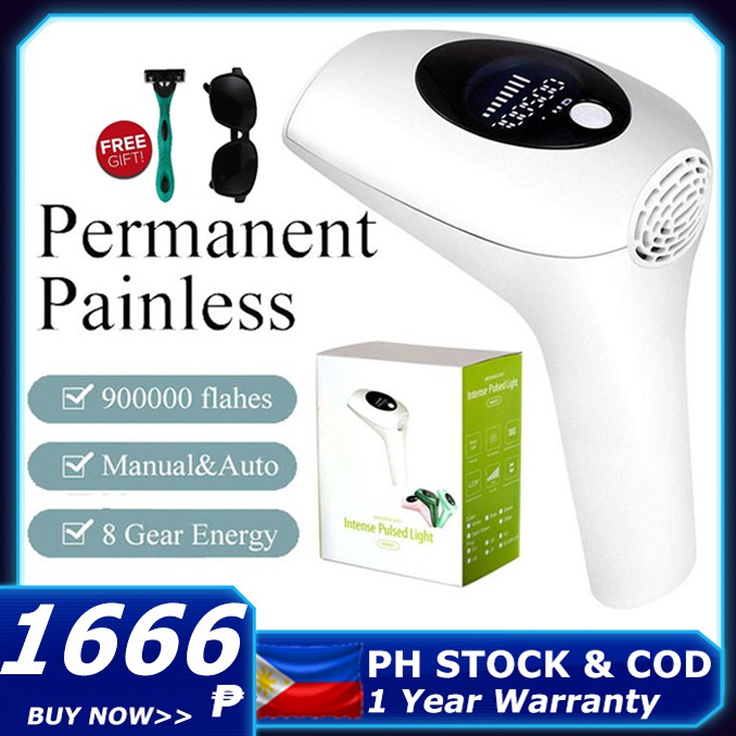VEVOR Painless Hair Removal IPL Permanent Auto/Manual Modes and 5