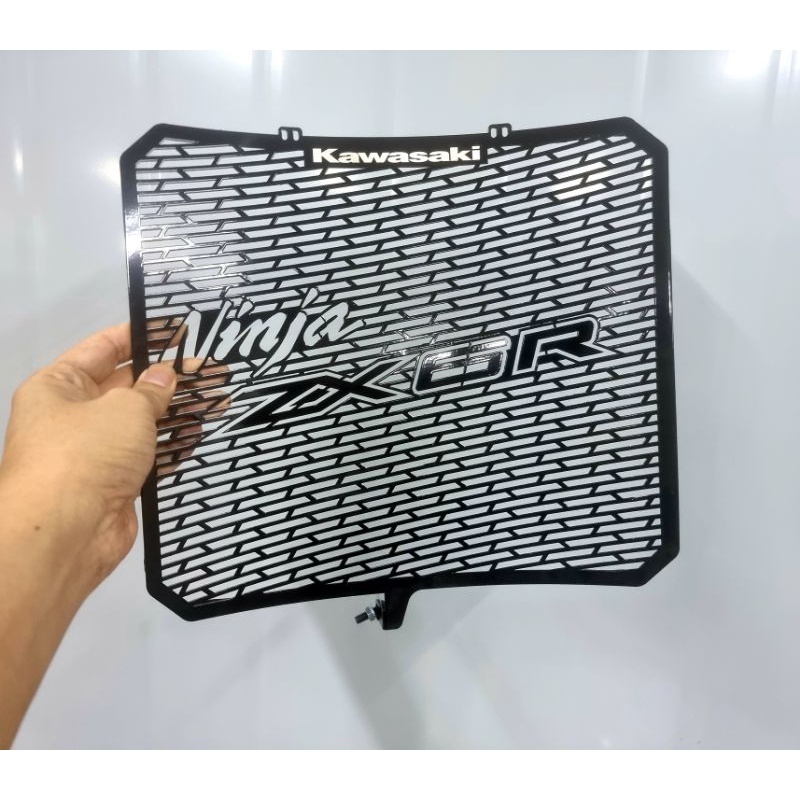 Radiator Guard Ninja ZX6R Grille Black Color Genuine Stainless Steel ...