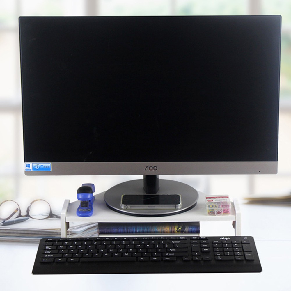 pvc wood plastic board computer display elevated rack (5CM-HEIGHT ...