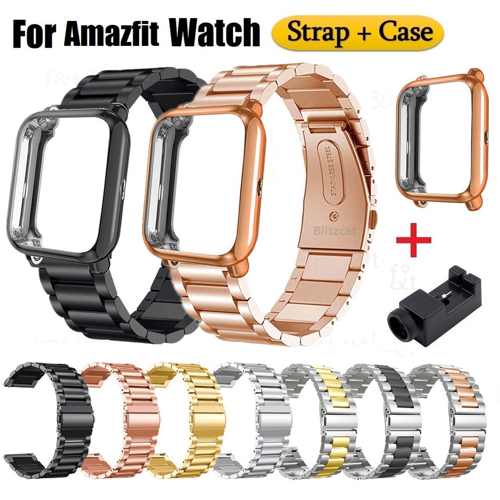 Case+Strap For Amazfit bip 6 Strap Amazfit bip 5 / Amazfit bip 3 ...