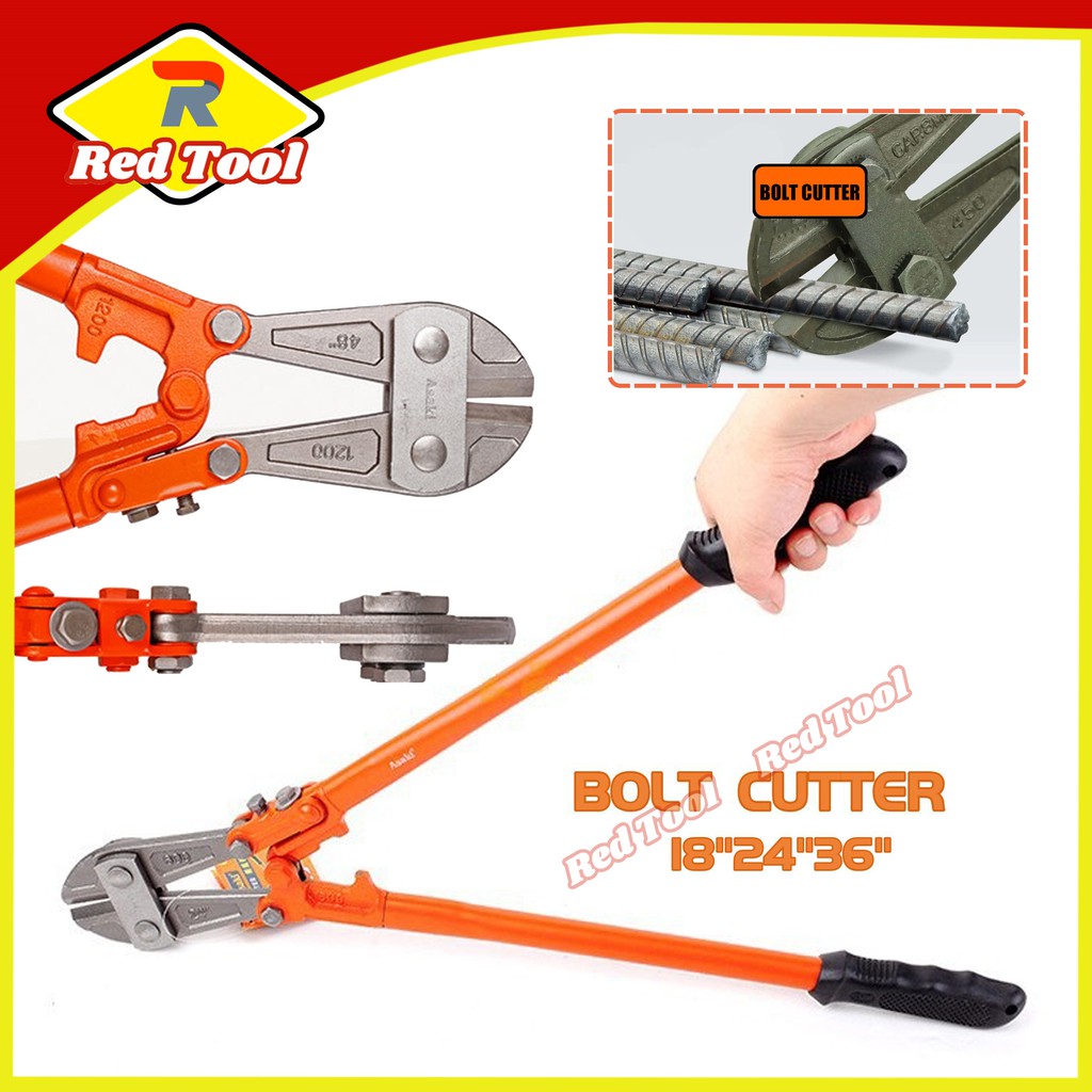 Redtool Bolt Cutter 14-16 inch, Bolt Lock Cutter Hand Jaws Blades Chain ...