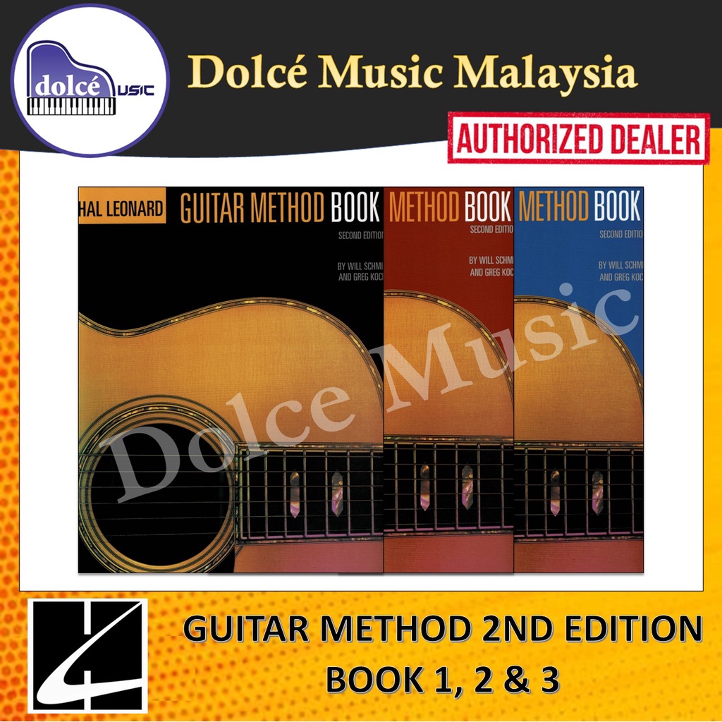 Hal Leonard - Guitar Method 2nd Edition - Book 1, 2 & 3 | Shopee ...