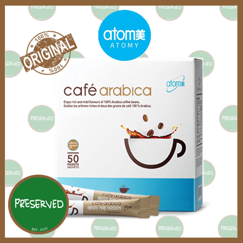 Atomy Cafe Arabica premium 3 in 1 Coffee (50 Sticks) | Shopee Philippines