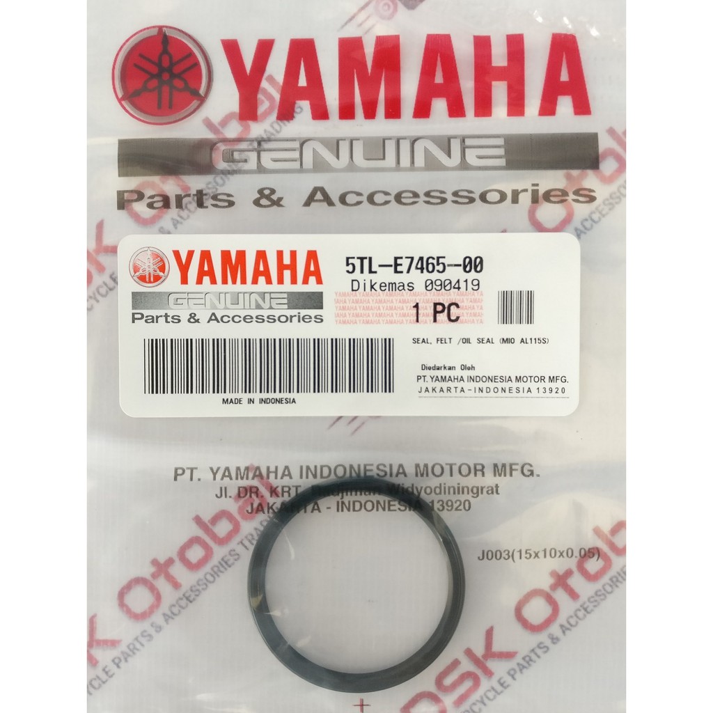 Torque Drive Oil Seal/Felt Seal (Secondary Sliding Sheave) for Mio