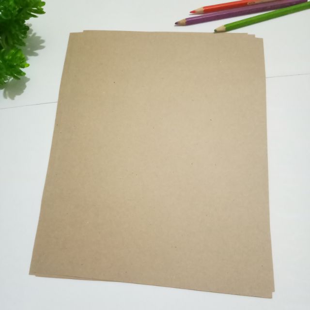 280 - 300 gsm Brown Kraft Paper For Folders 56 x 100 cm Good Stiffness