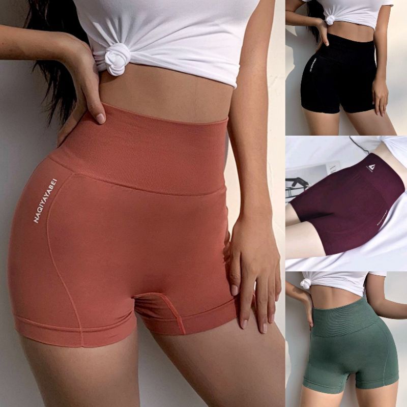 High waist Sporty Short abdomen tight Yoga Shorts panty